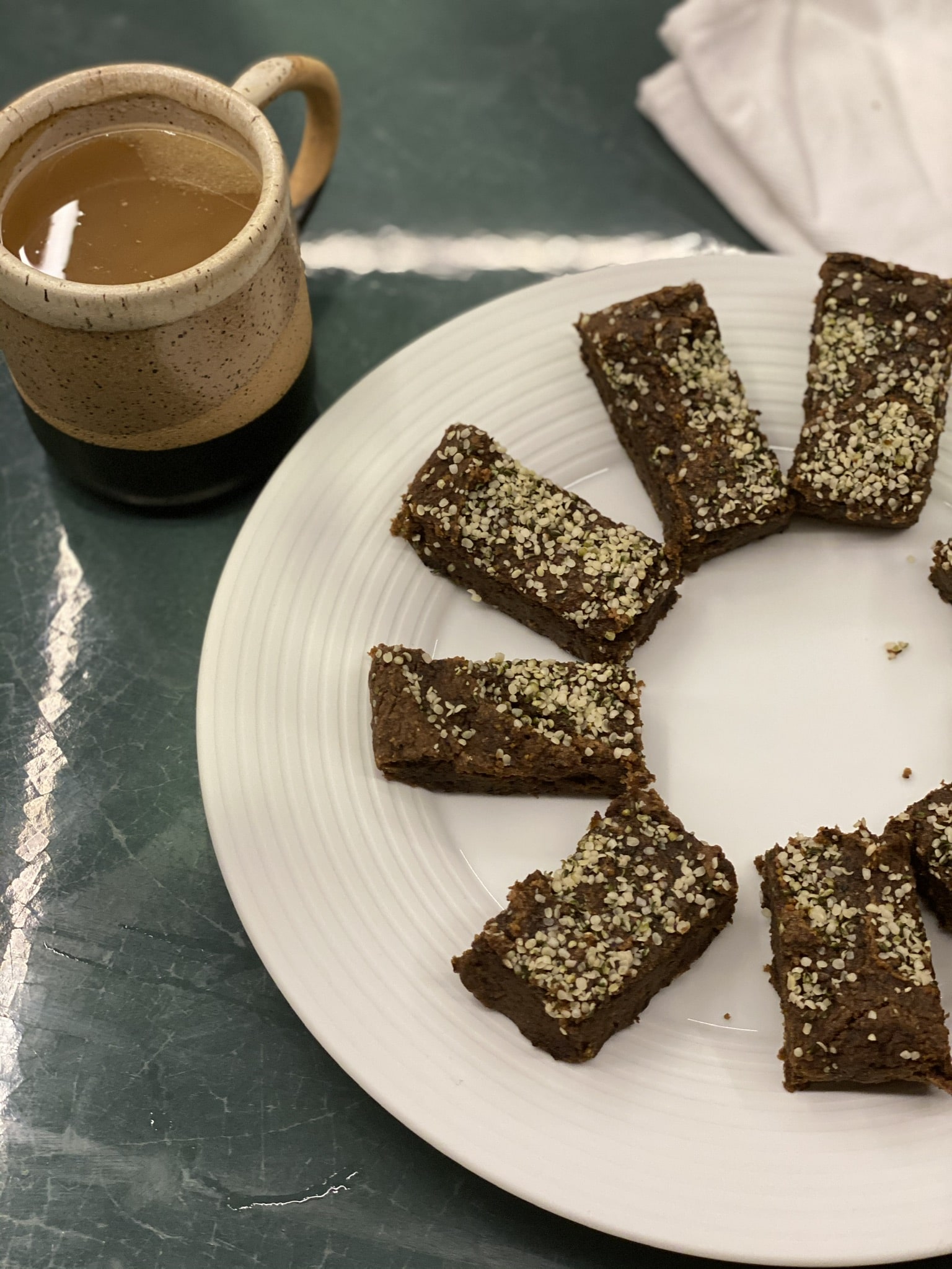 Black Bean Ginger Bread Bars