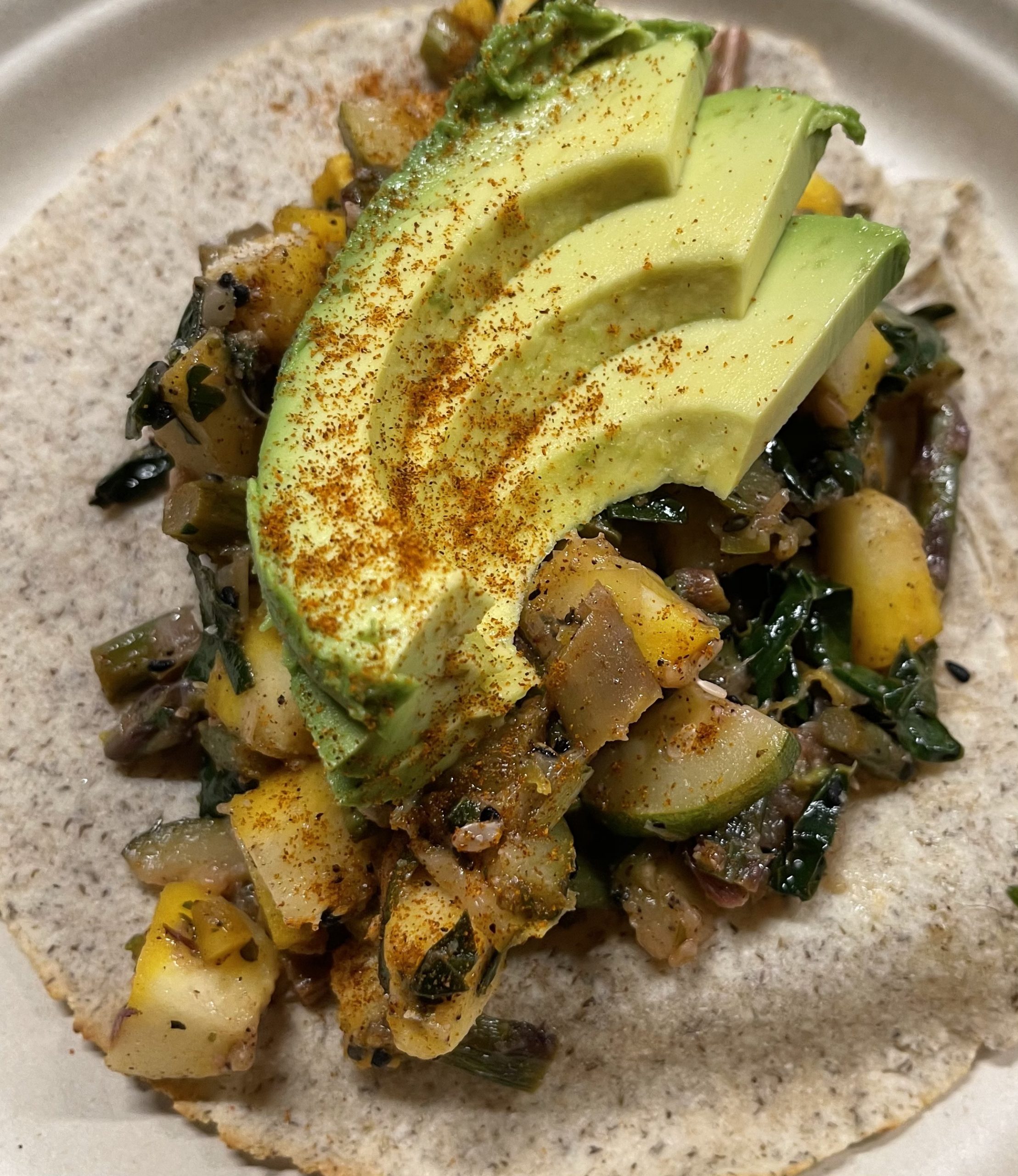Veggie Stir Fry Taco