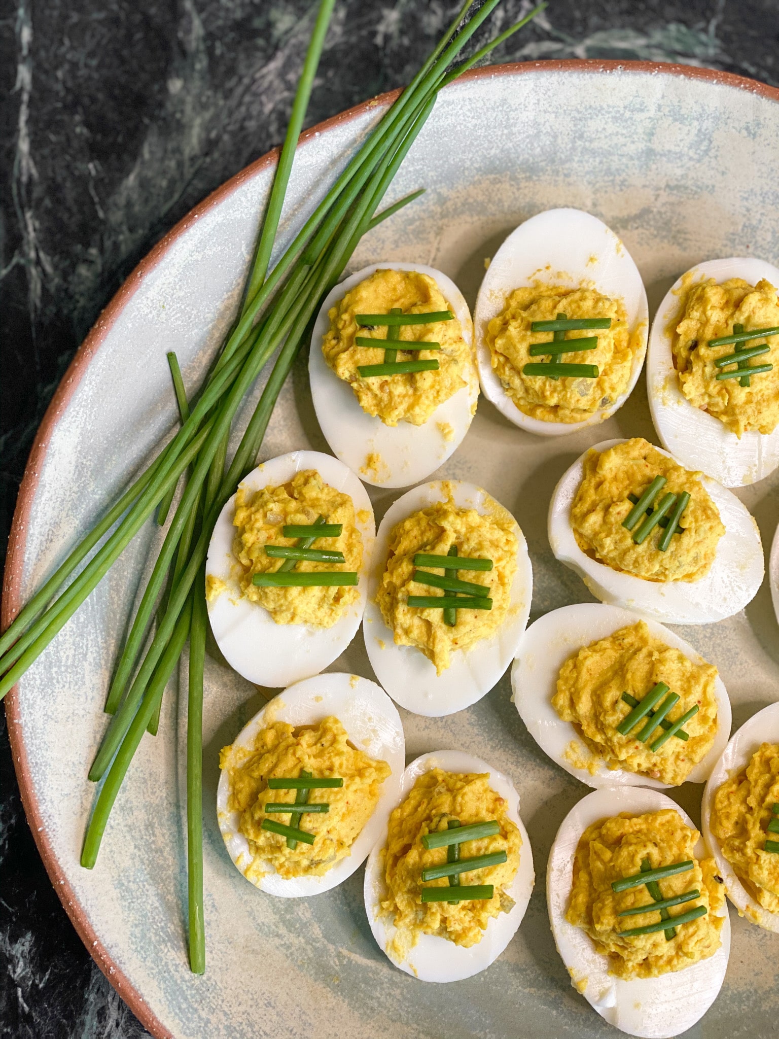Classic Deviled Eggs with a Healthy Touch