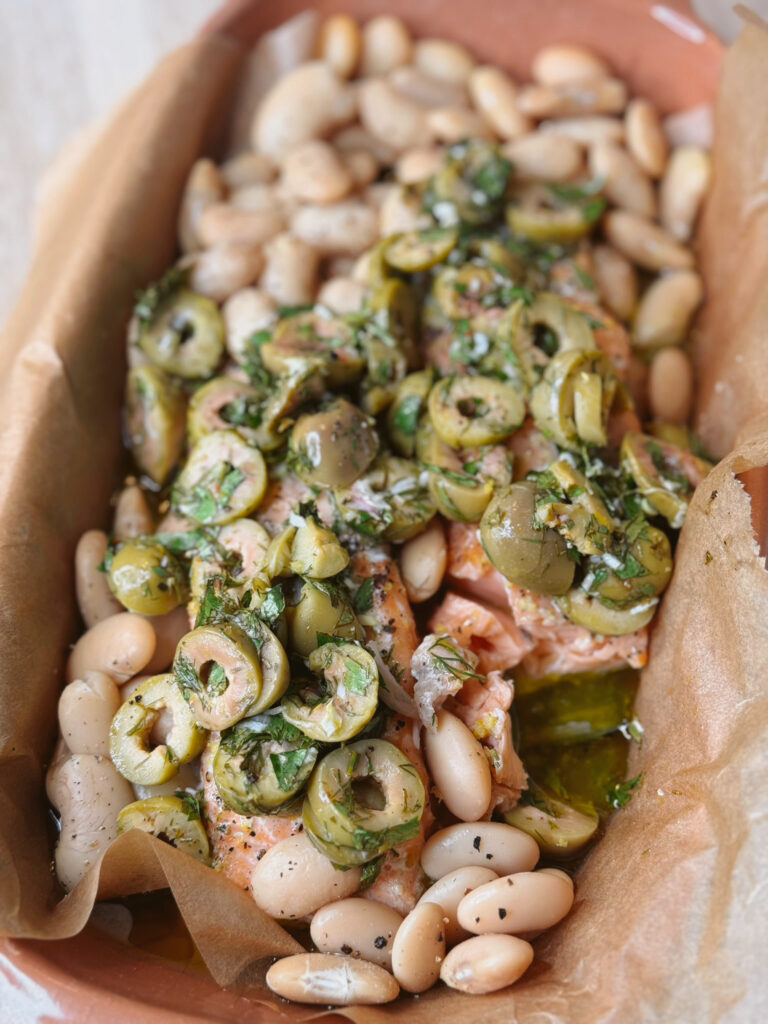 Salmon with Citrus Olive Gremolata Shayna's Kitchen