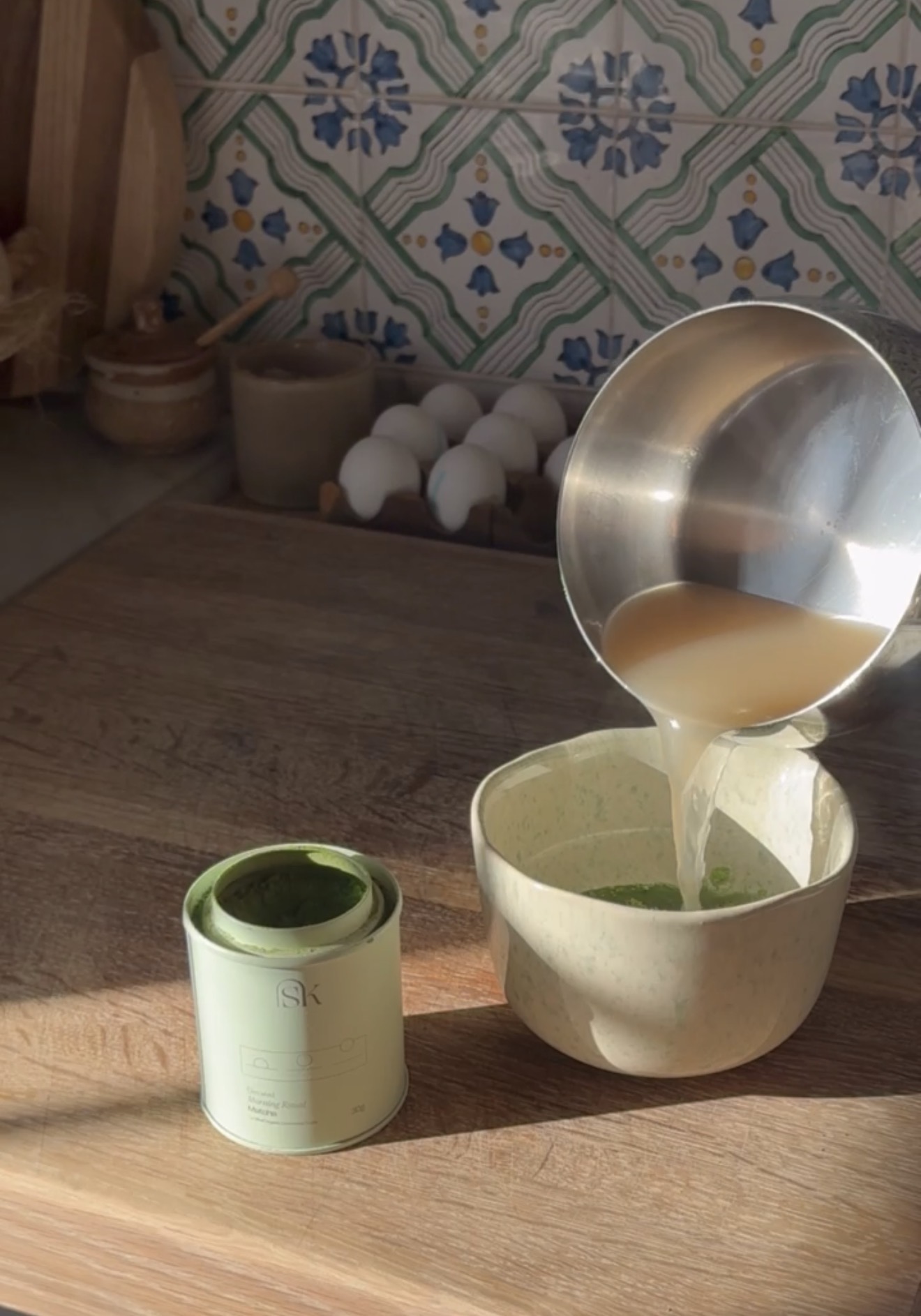 Gut Healing Matcha Bone Broth Latte