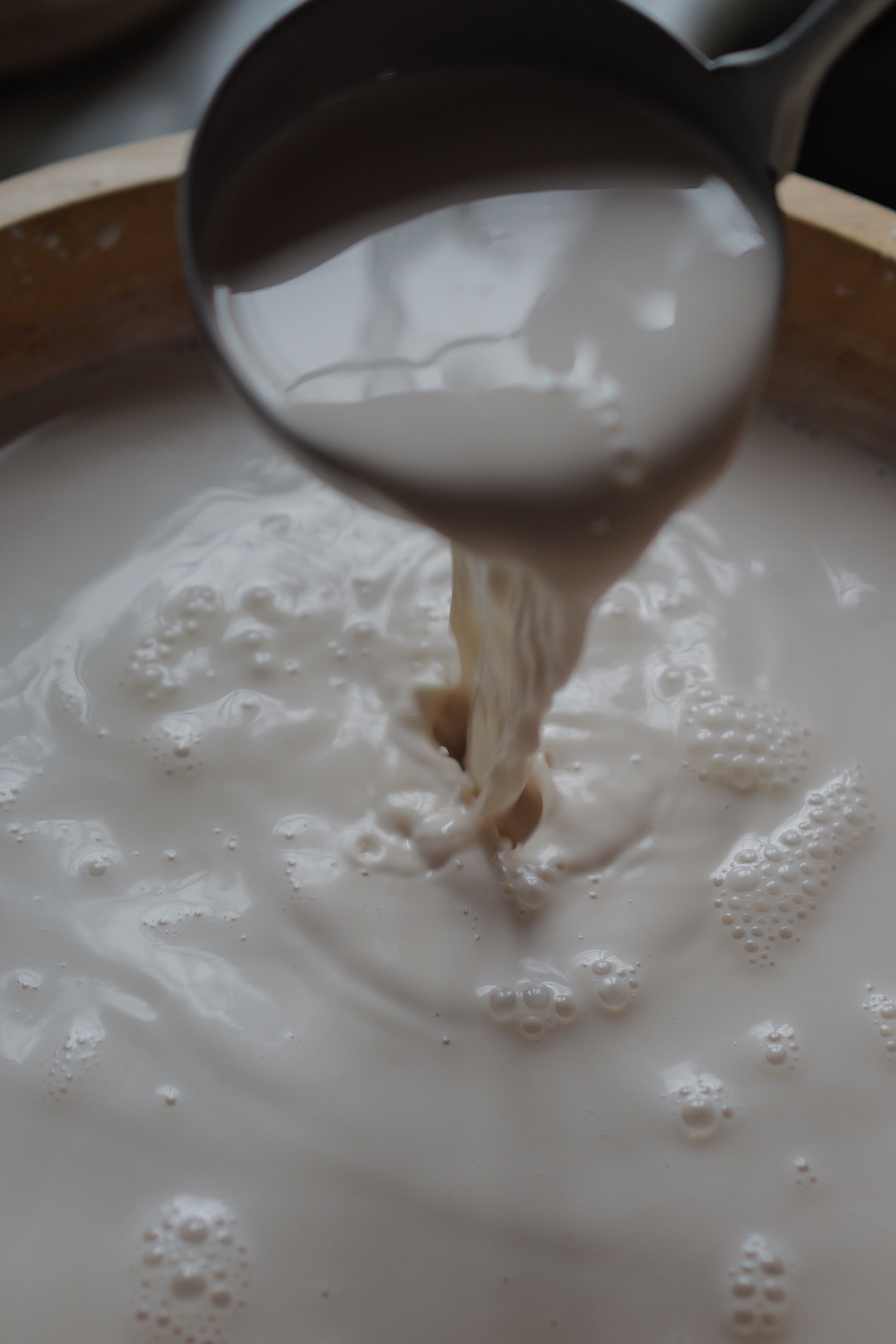 Homemade Almond Milk, Two Ways